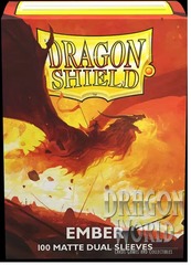 Standard Sleeves - Dual Matte Ember - 100ct - Dragon Shield